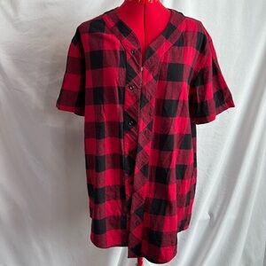 21 men button down buffalo plaid long sleeve XS253